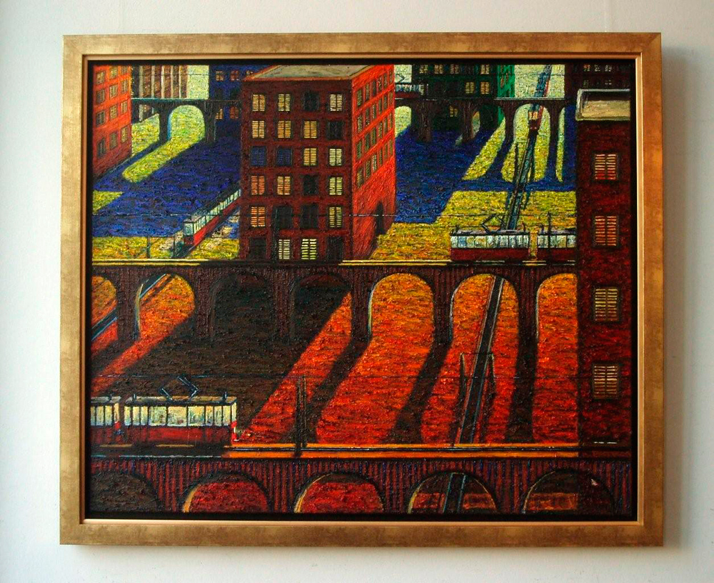 Adam Patrzyk - Metropolis (Oil on Canvas | Wymiary: 134 x 114 cm | Cena: 16000 PLN)
