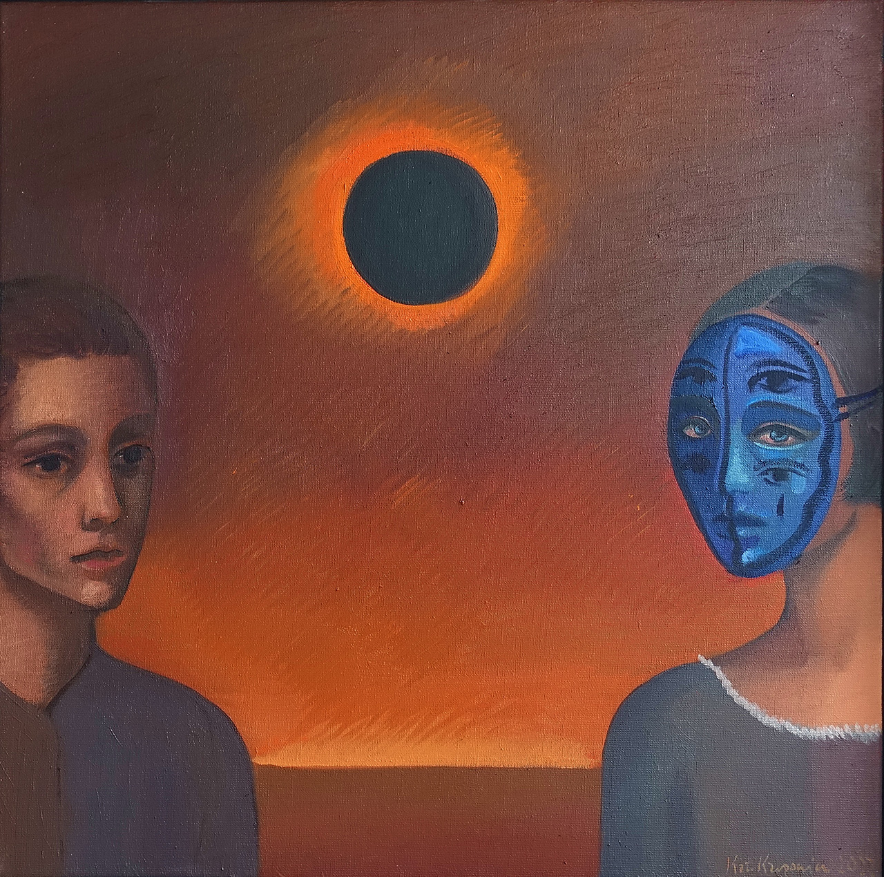 Katarzyna Karpowicz - Noa i Gittl (Oil on Canvas | Größe: 60 x 60 cm | Preis: 16000 PLN)