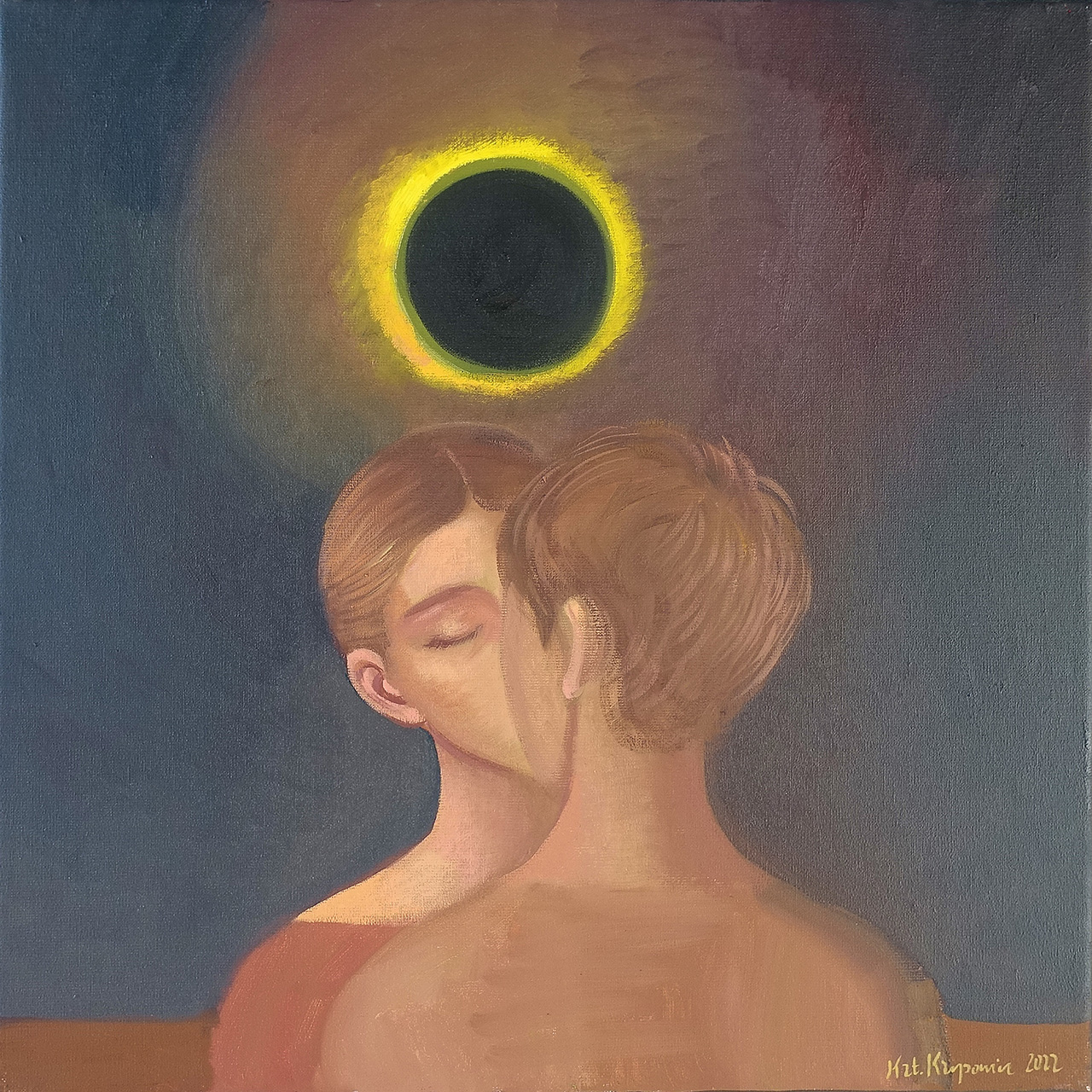 Katarzyna Karpowicz - Rojza i Efraim (Oil on Canvas | Größe: 60 x 60 cm | Preis: 16000 PLN)