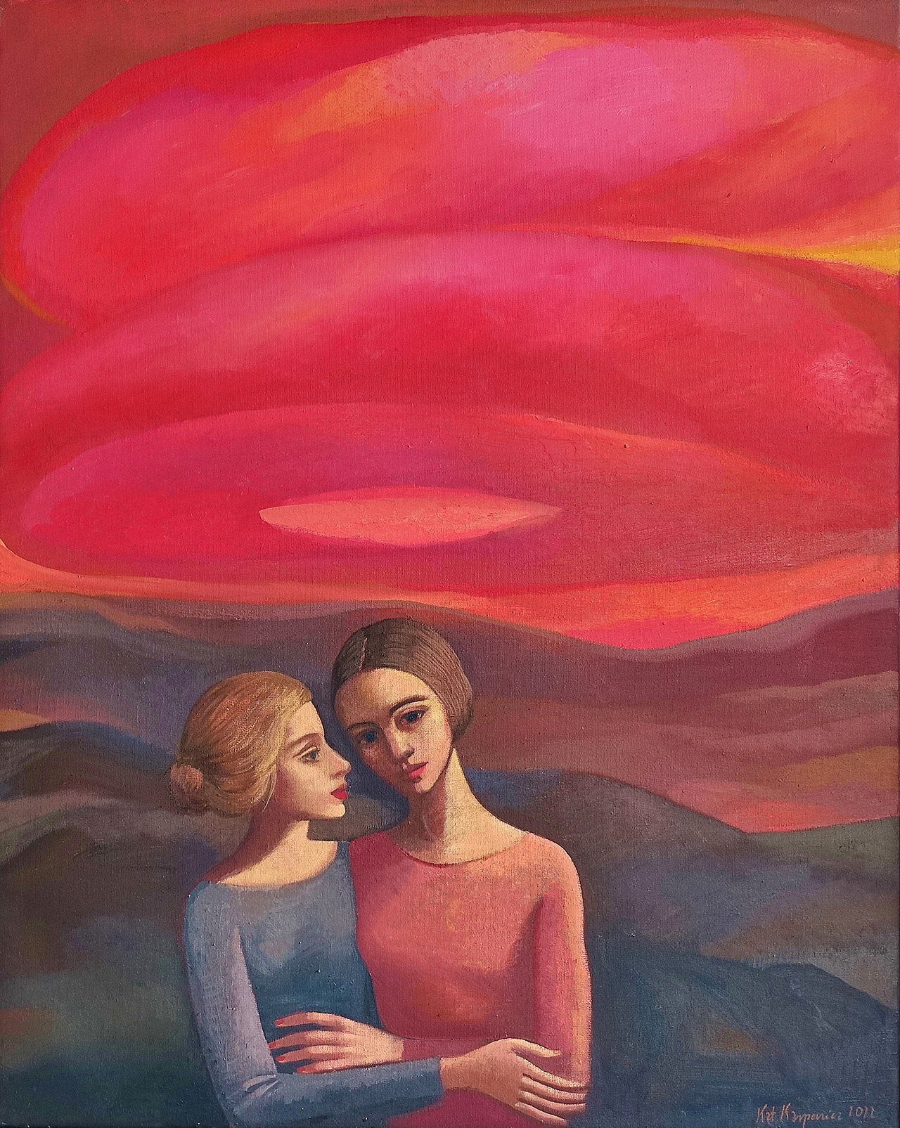 Katarzyna Karpowicz - Support (Oil on Canvas | Größe: 80 x 100 cm | Preis: 30000 PLN)