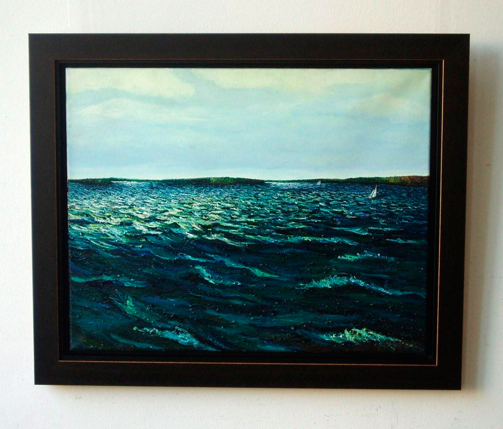 Adam Patrzyk - Lake (Oil on Canvas | Size: 85 x 70 cm | Price: 6500 PLN)