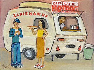 Krzysztof Kokoryn : Zapiekanki & Hotdogs : Oil on Canvas