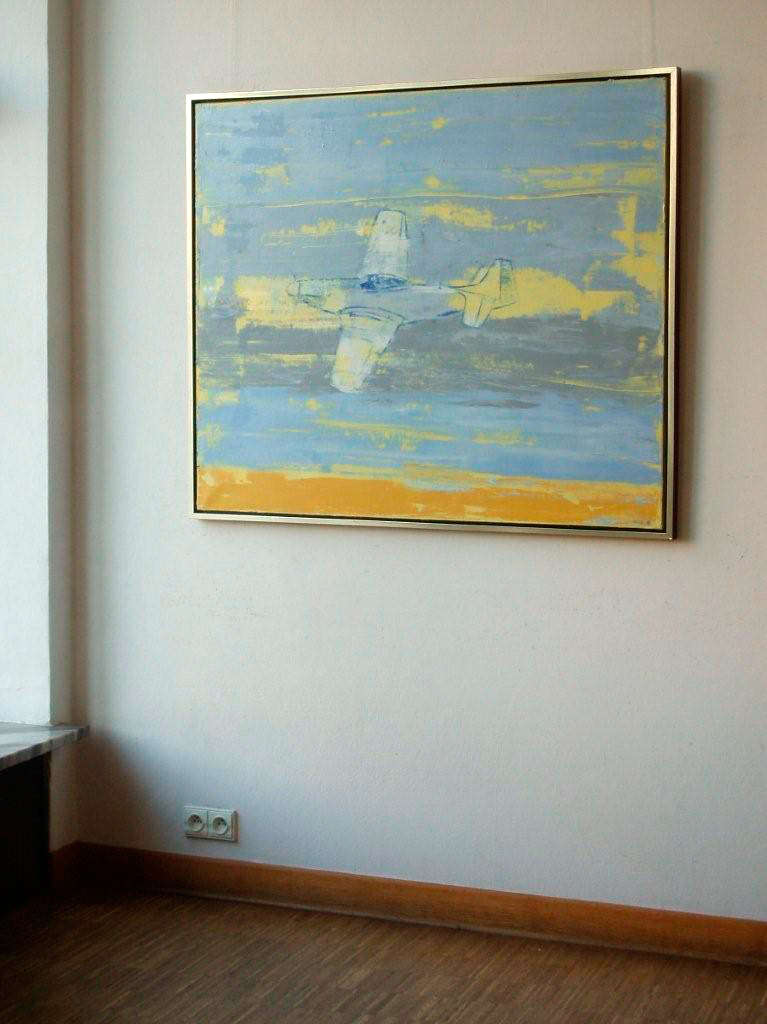 Jacek Łydżba - Mustang (Oil on Canvas | Wymiary: 125 x 105 cm | Cena: 6000 PLN)