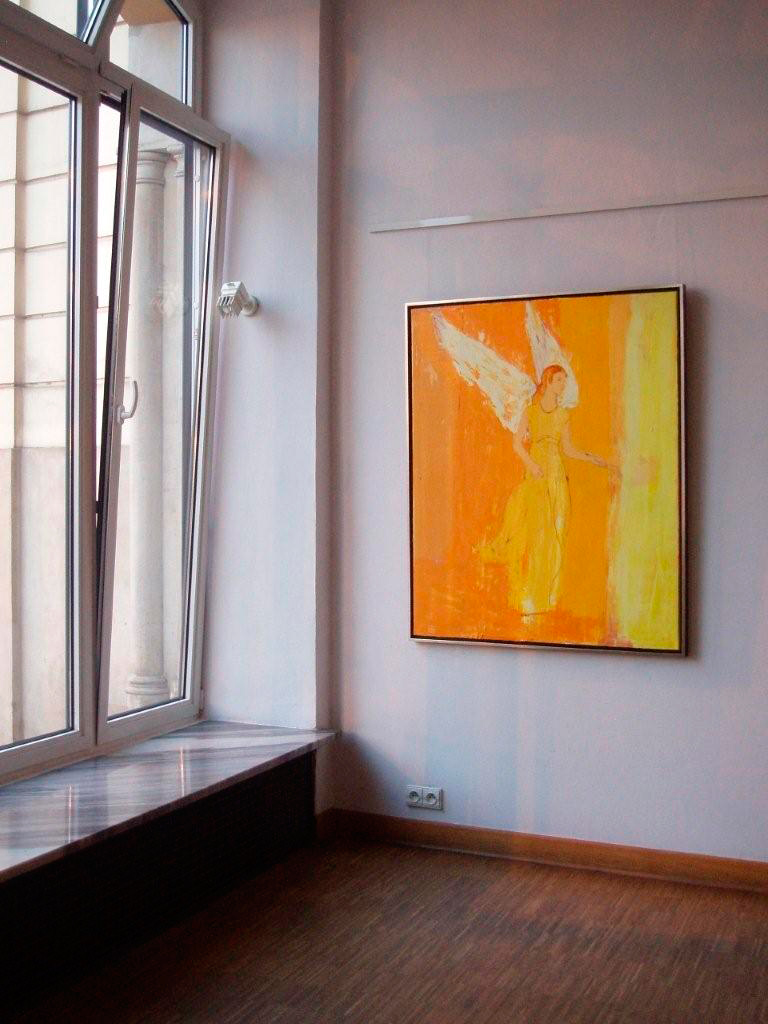 Jacek Łydżba - Angel (Oil on Canvas | Wymiary: 105 x 125 cm | Cena: 6300 PLN)