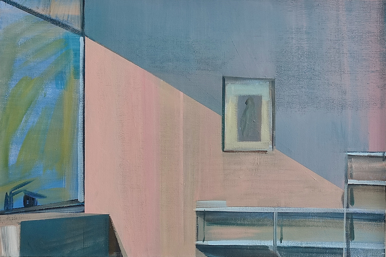 Maria Kiesner - Rietveld 6 (Tempera on canvas | Size: 60 x 40 cm | Price: 4000 PLN)