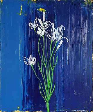 Jacek Łydżba : Flowers : Oil on Canvas