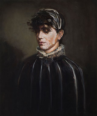 Julia Medyńska : Mannequin (In a simple frame) : Oil on Canvas