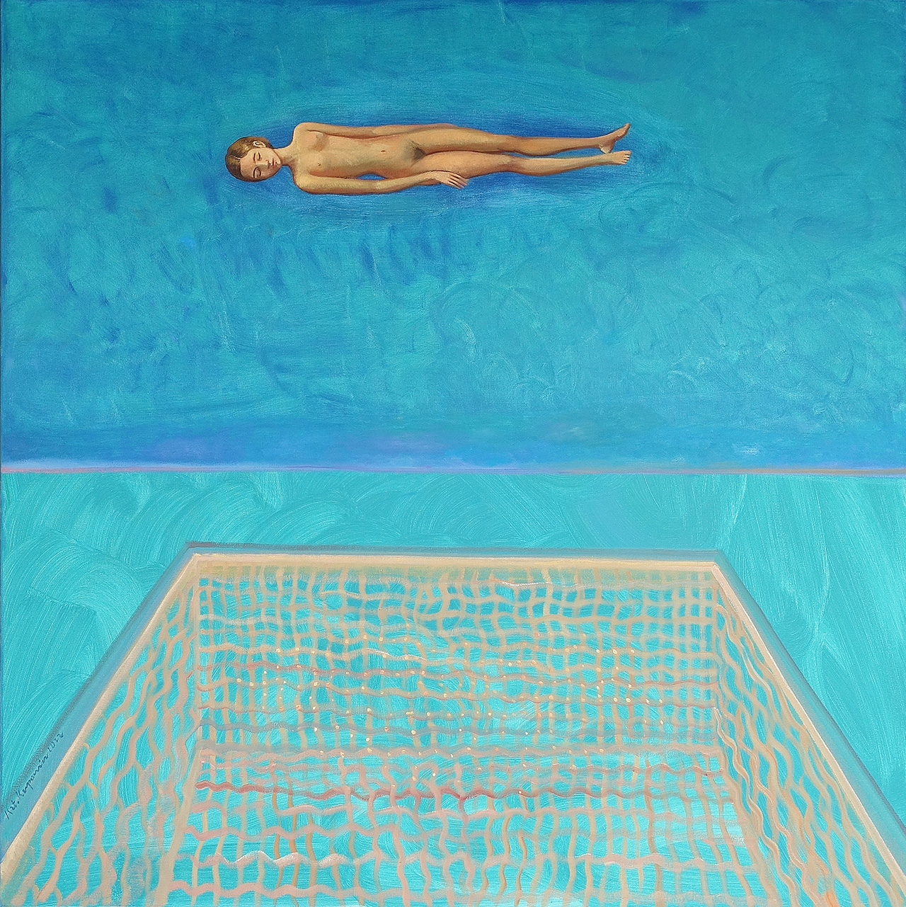 Katarzyna Karpowicz - Lightness (Oil on Canvas | Size: 130 x 130 cm | Price: 35000 PLN)