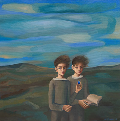 Katarzyna Karpowicz : Wiatr : Oil on Canvas