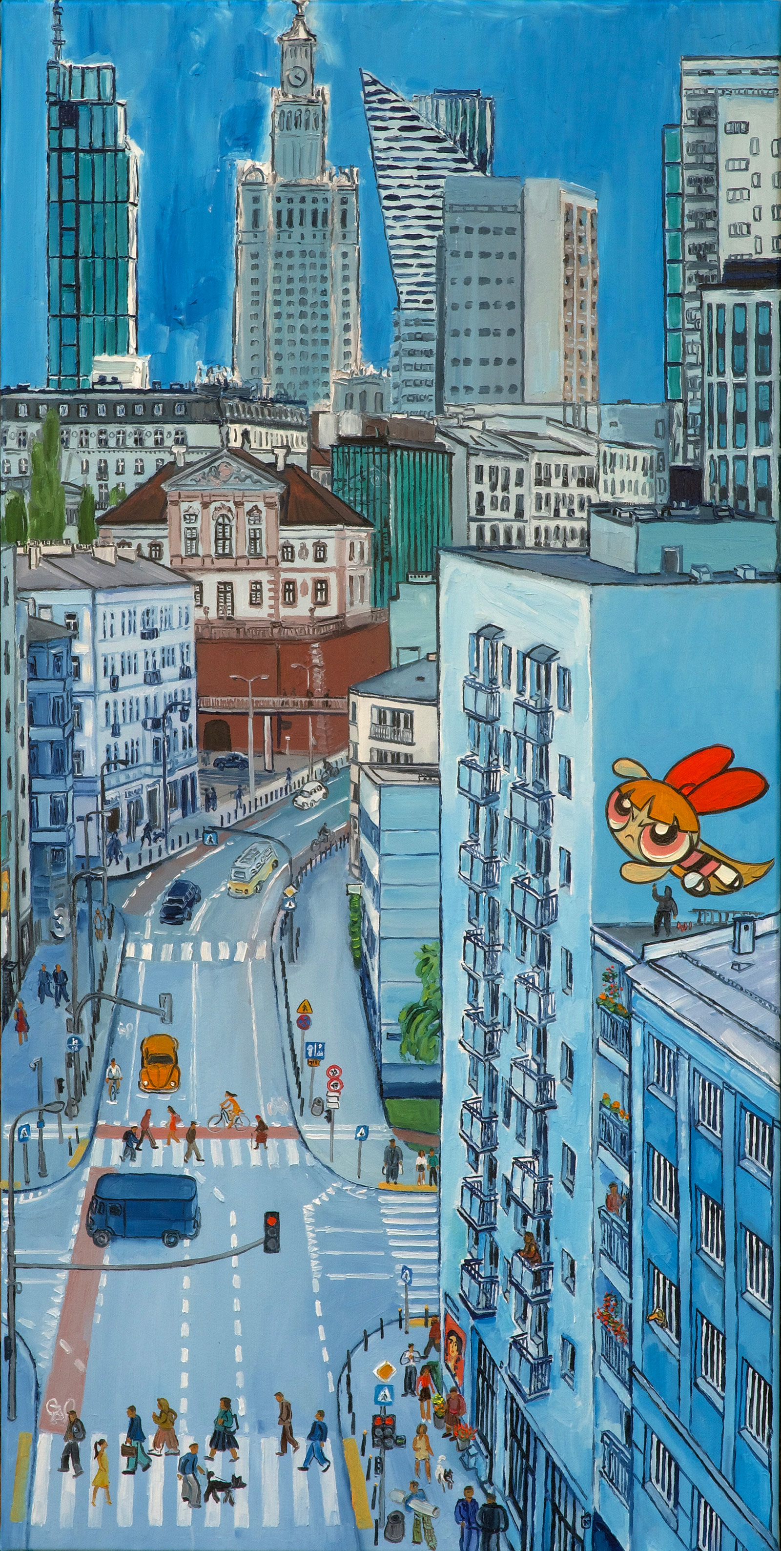 Krzysztof Kokoryn - Tamka (Oil on Canvas | Wymiary: 50 x 100 cm | Cena: 14000 PLN)
