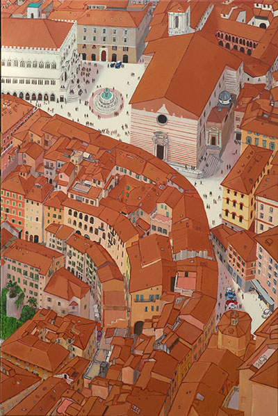 Krzysztof Kokoryn : Perugia : Oil on Canvas