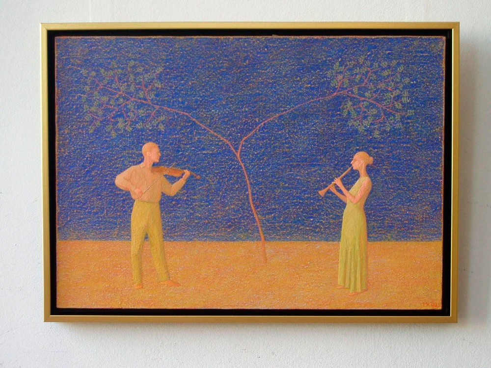 Mikołaj Kasprzyk - Duet (Oil on Canvas | Größe: 58 x 42 cm | Preis: 3600 PLN)