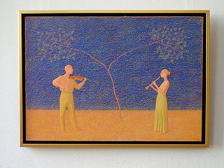 Mikołaj Kasprzyk : Duet : Oil on Canvas