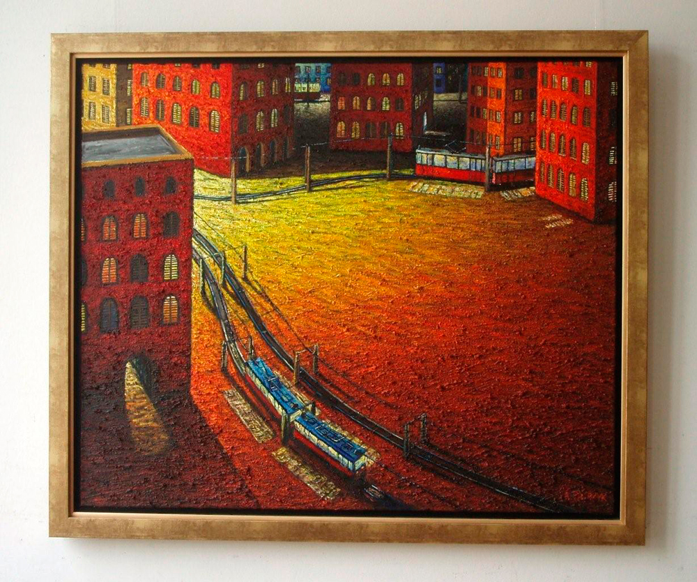 Adam Patrzyk - Changing (Oil on Canvas | Wymiary: 134 x 114 cm | Cena: 14000 PLN)