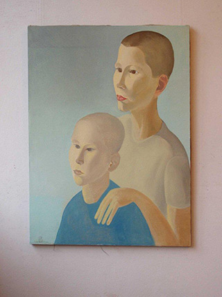 Tomasz Karabowicz : Boys : Oil on Canvas