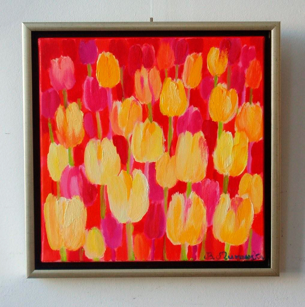 Beata Murawska - Spring (Oil on Canvas | Größe: 45 x 45 cm | Preis: 2800 PLN)