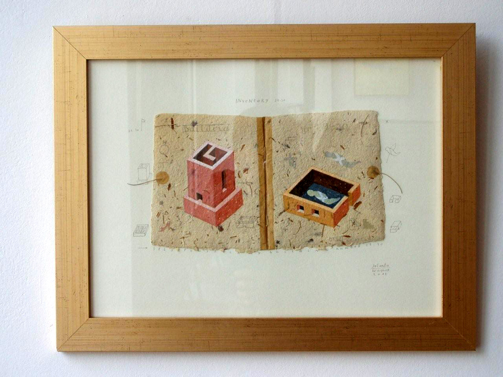 Jolanta Wagner - Inventory of the building (Ink on wove paper | Size: 40 x 28 cm | Price: 1200 PLN)