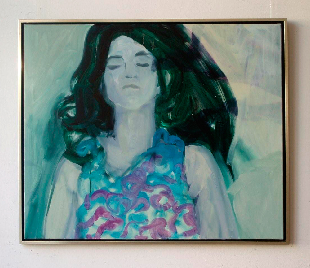 Katarzyna Swinarska - Charlotte (Oil on Canvas | Size: 125 x 105 cm | Price: 7000 PLN)