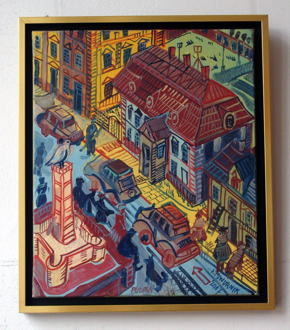 Edward Dwurnik - Puławy (Oil on Canvas | Wymiary: 50 x 60 cm | Cena: 5500 PLN)