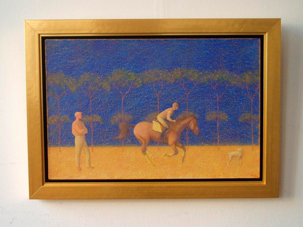Mikołaj Kasprzyk - Race (Oil on Canvas | Wymiary: 69 x 51 cm | Cena: 4400 PLN)