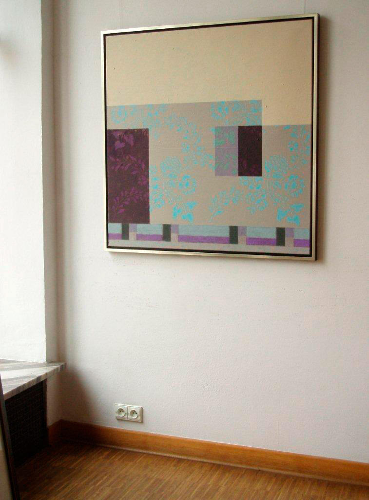 Radek Zielonka - Armchair (Oil on Canvas | Wymiary: 105 x 105 cm | Cena: 6000 PLN)
