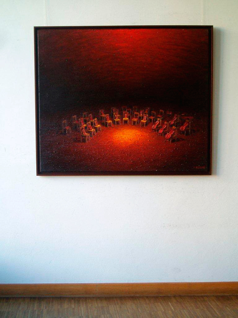 Adam Patrzyk - Awaiting (Oil on Canvas | Size: 125 x 105 cm | Price: 16000 PLN)