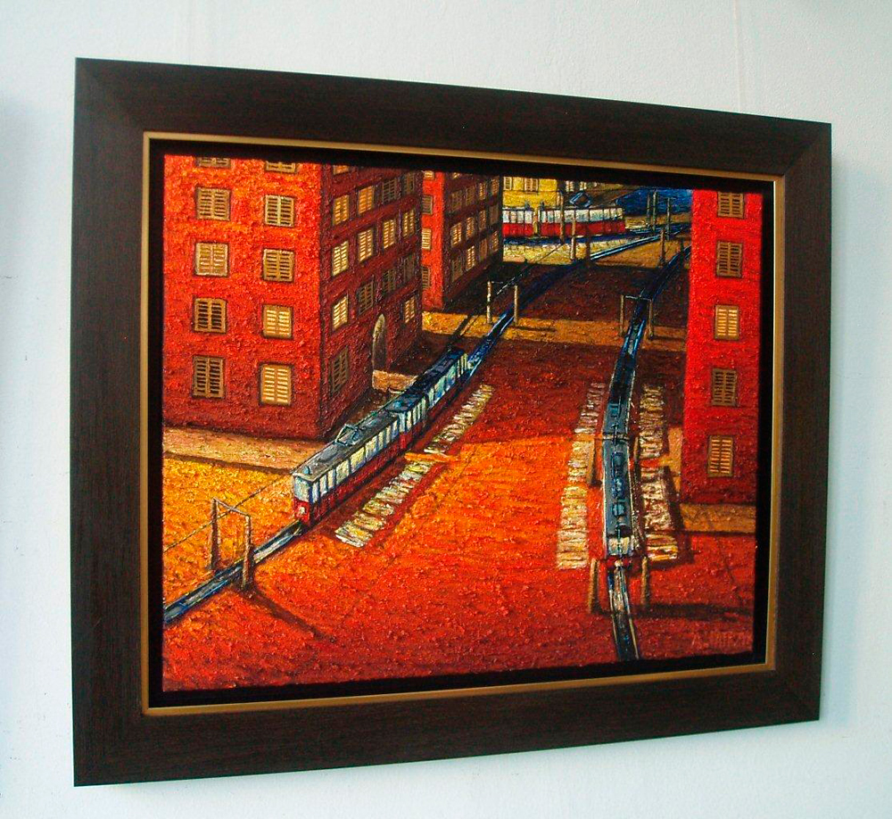 Adam Patrzyk - Connection (Oil on Canvas | Wymiary: 89 x 74 cm | Cena: 7000 PLN)