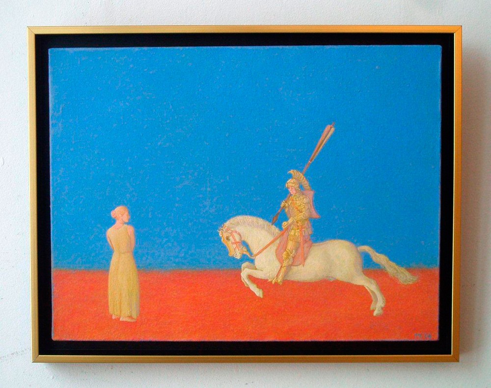 Mikołaj Kasprzyk - Familiarity from Chantilly (Oil on Canvas | Wymiary: 56 x 44 cm | Cena: 4000 PLN)