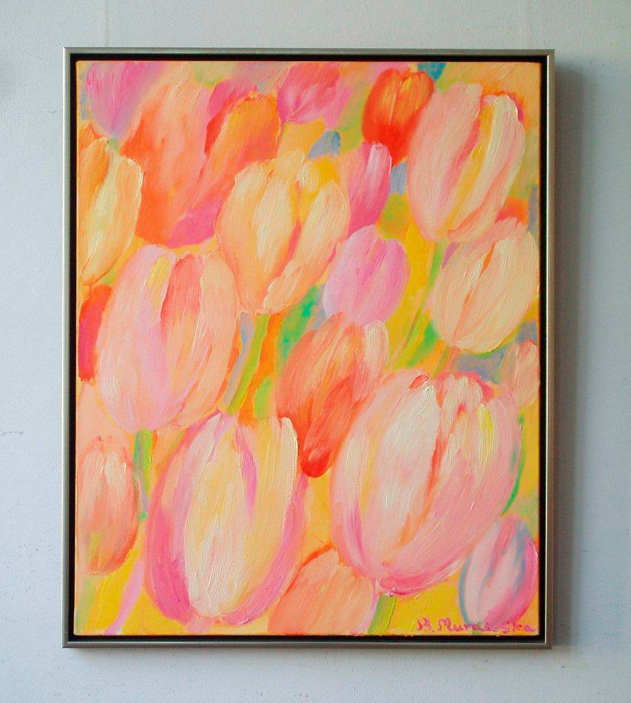 Beata Murawska - Light flowers (Oil on Canvas | Größe: 85 x 104 cm | Preis: 6000 PLN)