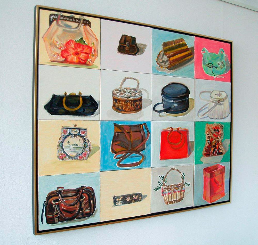 Bogna Gniazdowska - Bags (Oil on Canvas | Size: 141 x 113 cm | Price: 8000 PLN)