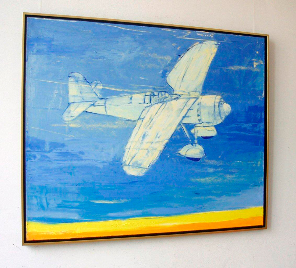 Jacek Łydżba - Old polish fighter (Oil on Canvas | Size: 125 x 105 cm | Price: 7000 PLN)