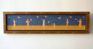 Mikołaj Kasprzyk : Birds : Oil on Canvas