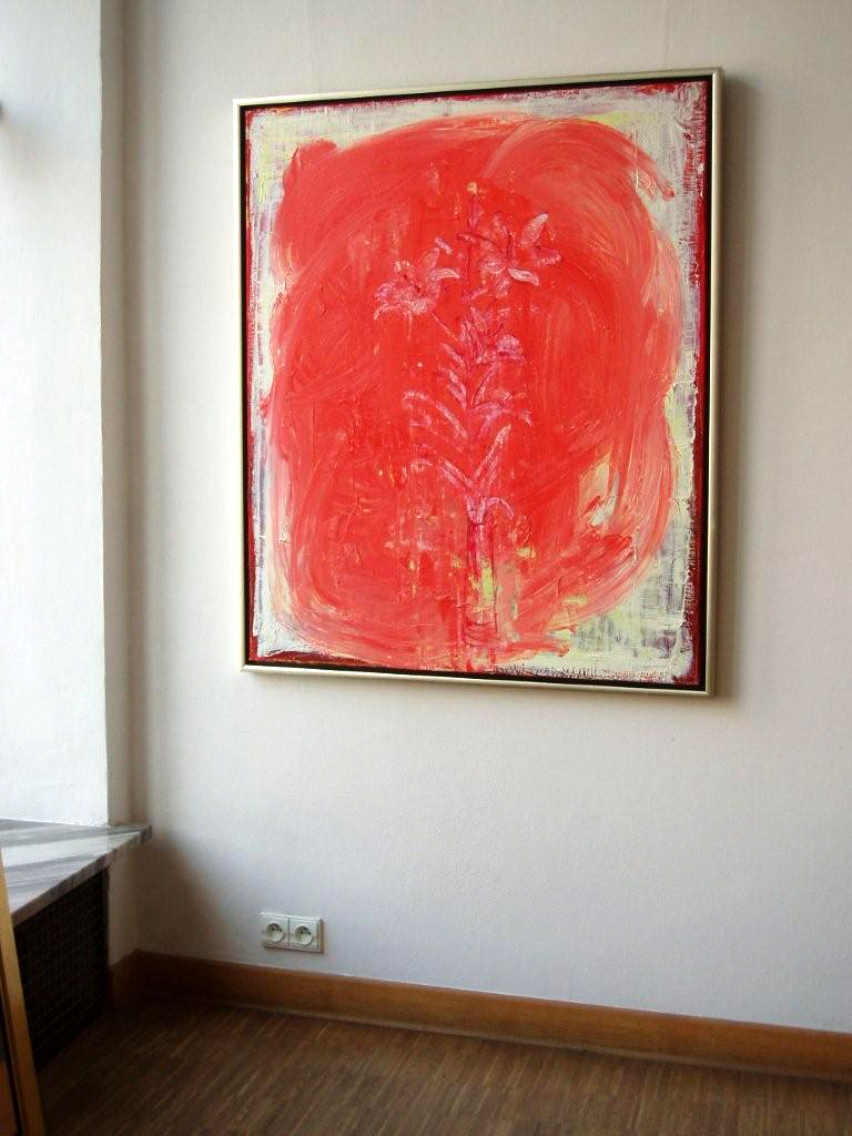 Jacek Łydżba - Lilly (Oil on Canvas | Size: 105 x 125 cm | Price: 6000 PLN)