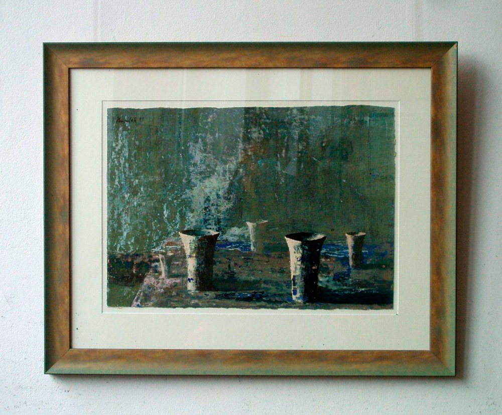 Łukasz Huculak - Still life (Guache on paper | Größe: 74 x 60 cm | Preis: 3200 PLN)