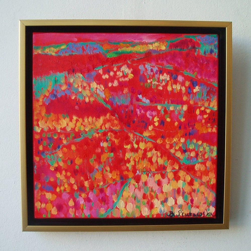 Beata Murawska - Landscape like you wish (Oil on Canvas | Größe: 34 x 34 cm | Preis: 2600 PLN)