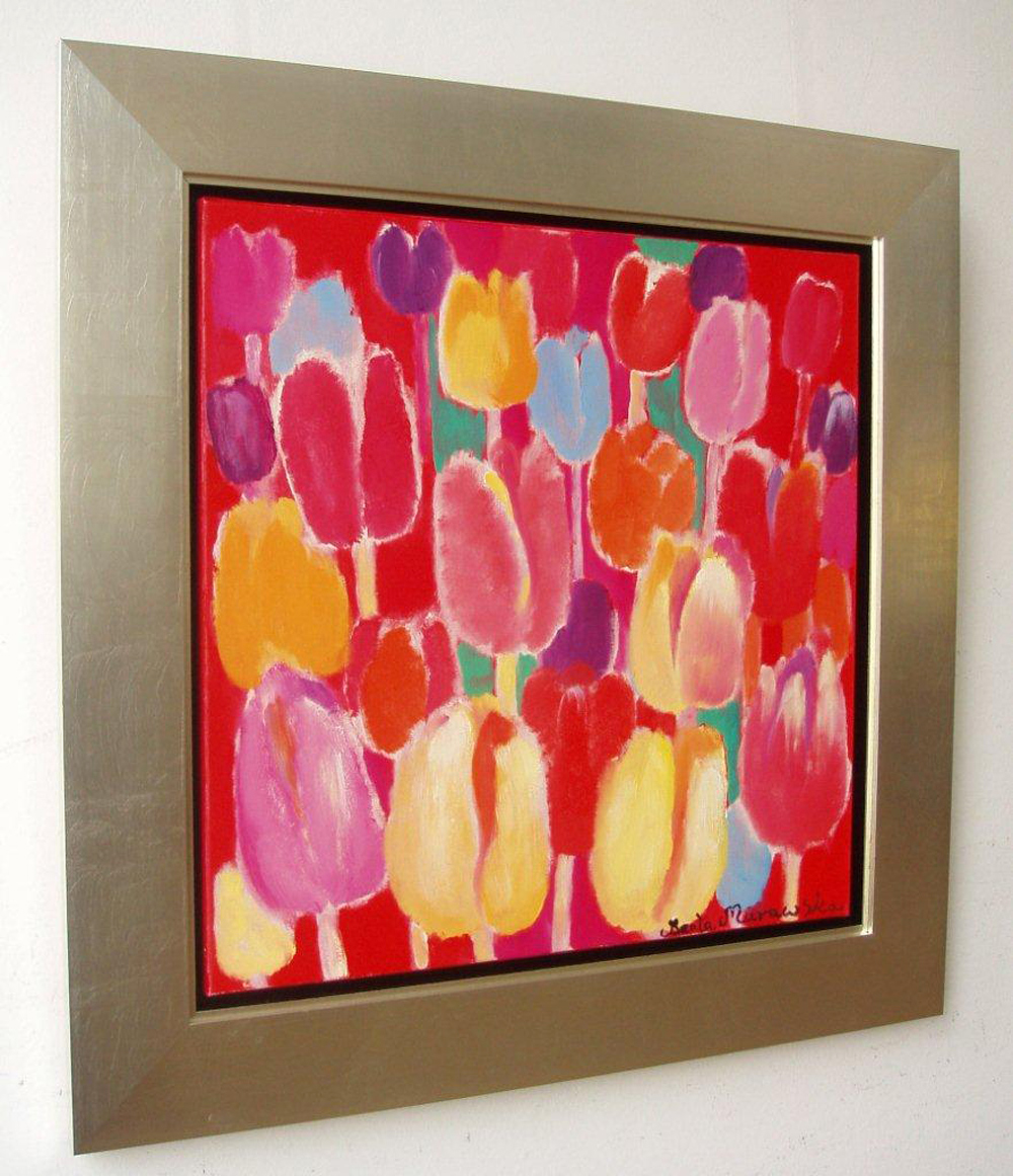 Beata Murawska - Sweets (Oil on Canvas | Wymiary: 84 x 84 cm | Cena: 4800 PLN)