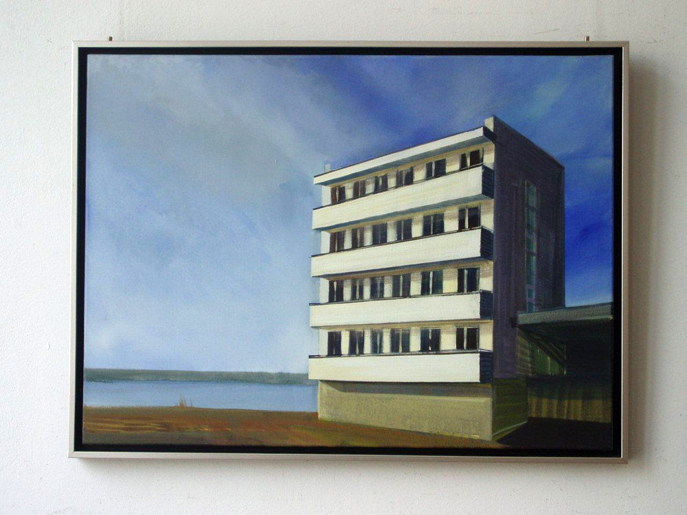 Maria Kiesner - Hotel (Tempera on Canvas | Size: 85 x 64 cm | Price: 5000 PLN)