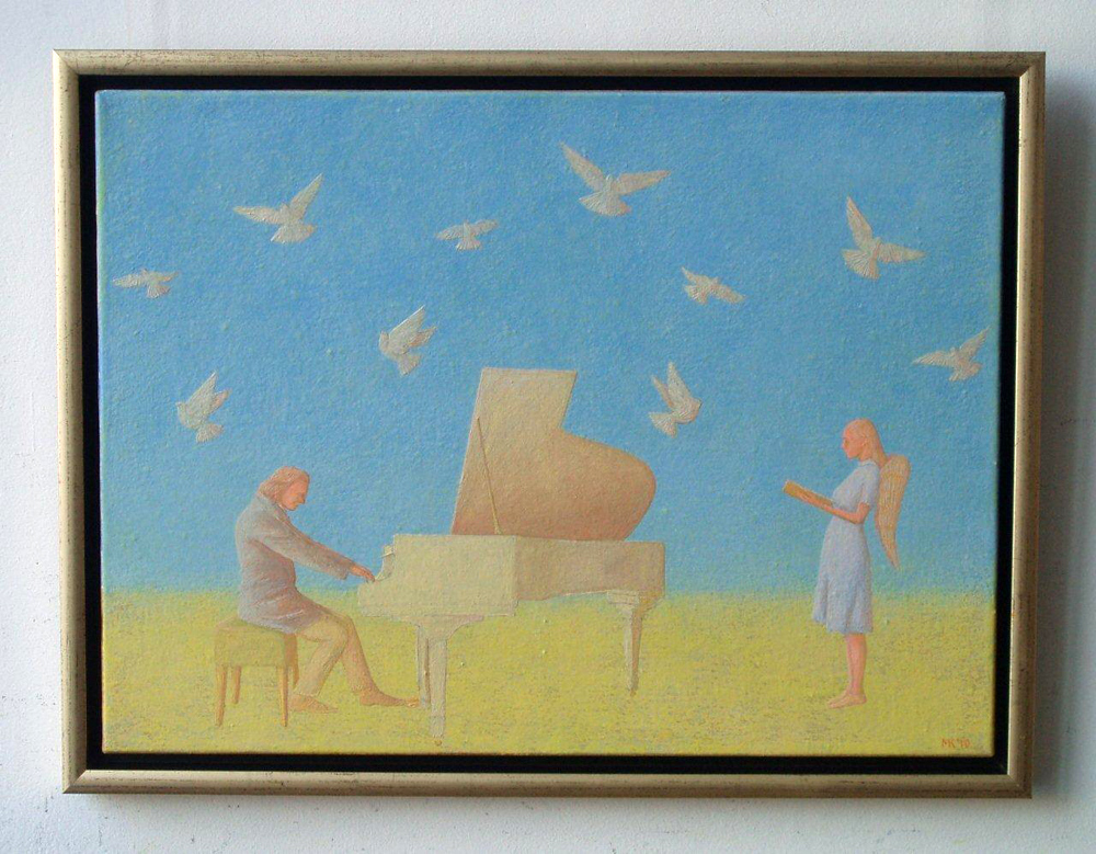 Mikołaj Kasprzyk - A Young Girl's Wish (n/a | Size: 58 x 44 cm | Price: 4500 PLN)