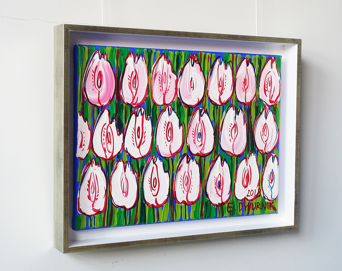 Edward Dwurnik - Pale pink tulips
