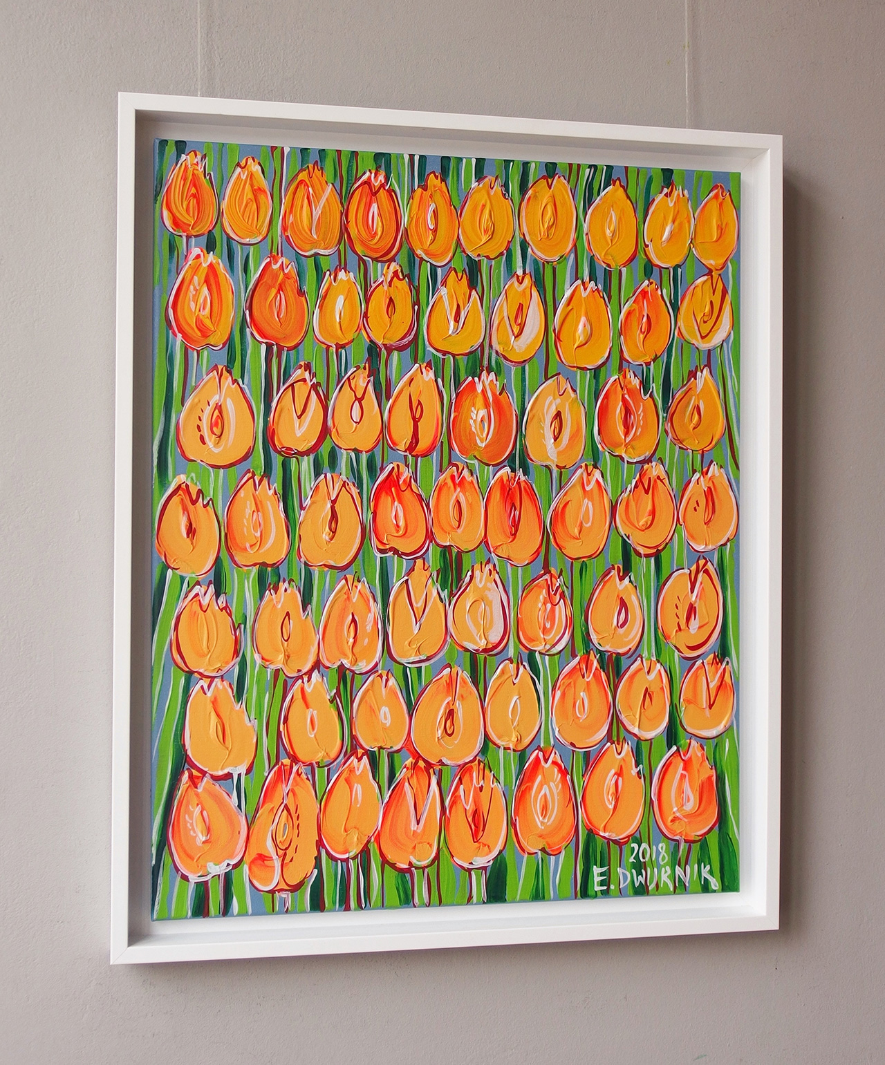 Edward Dwurnik - Yellow tulips