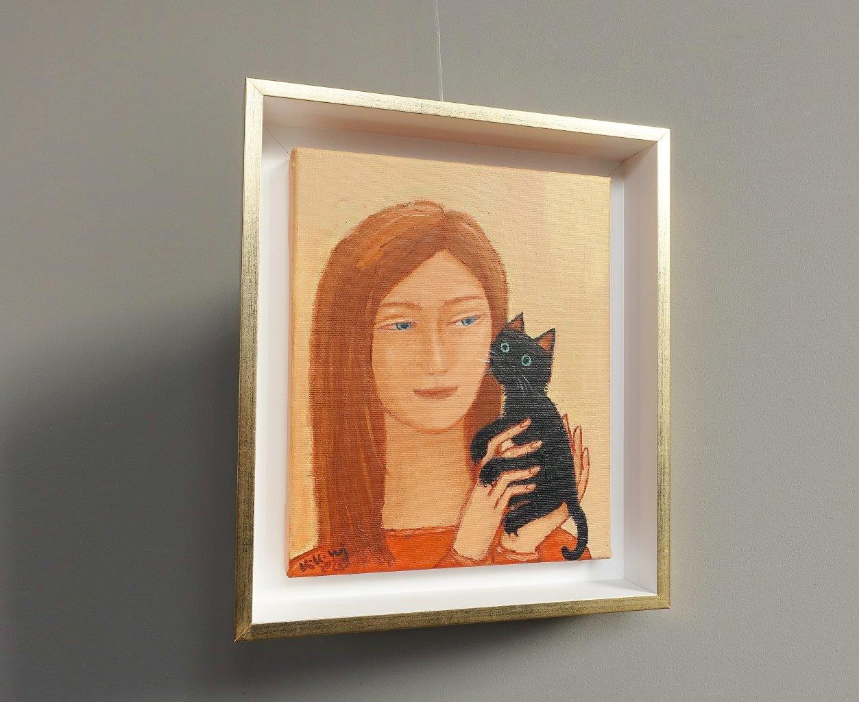 Krzysztof Kokoryn - Girl with a kitten
