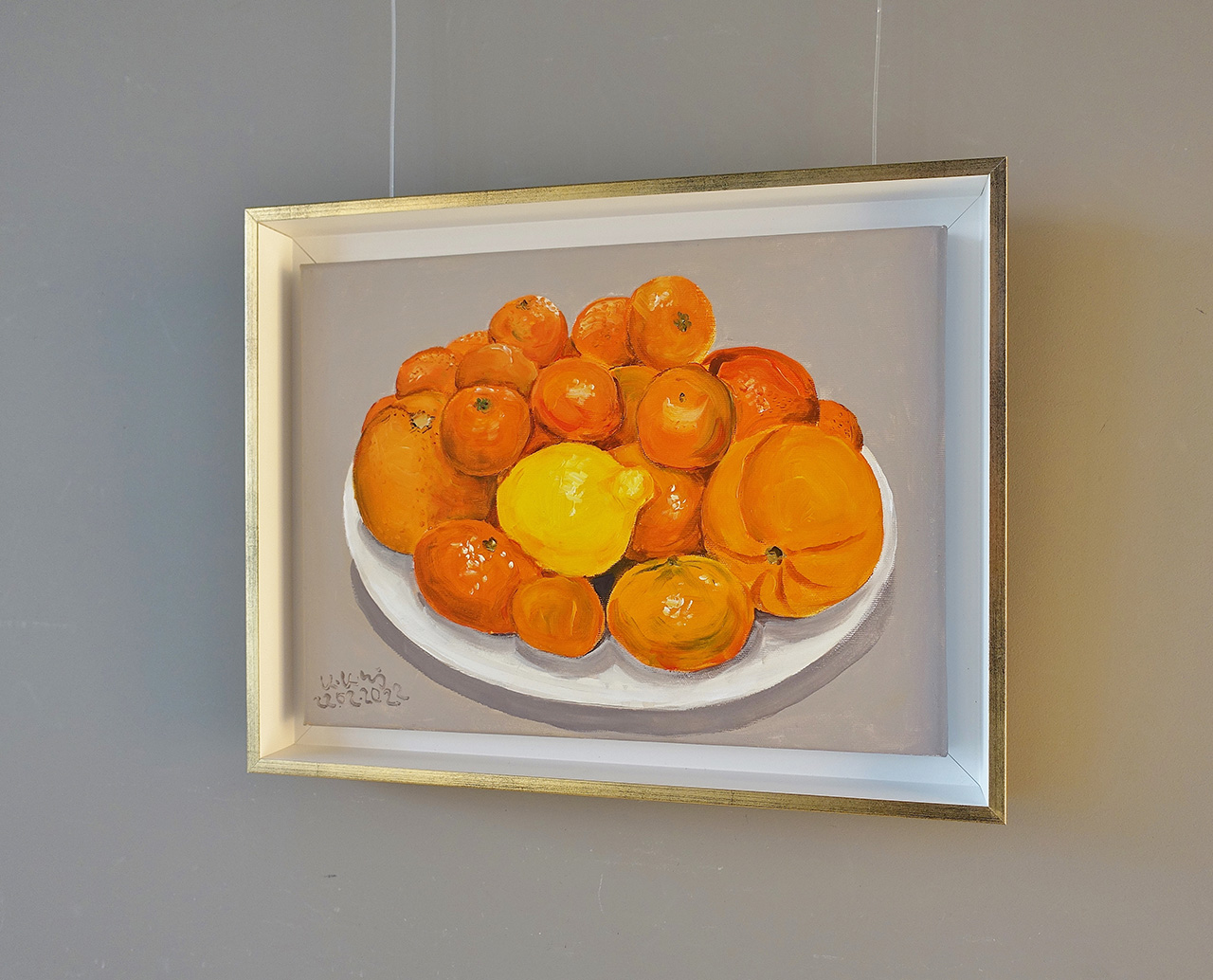Krzysztof Kokoryn - Still life with mandarins