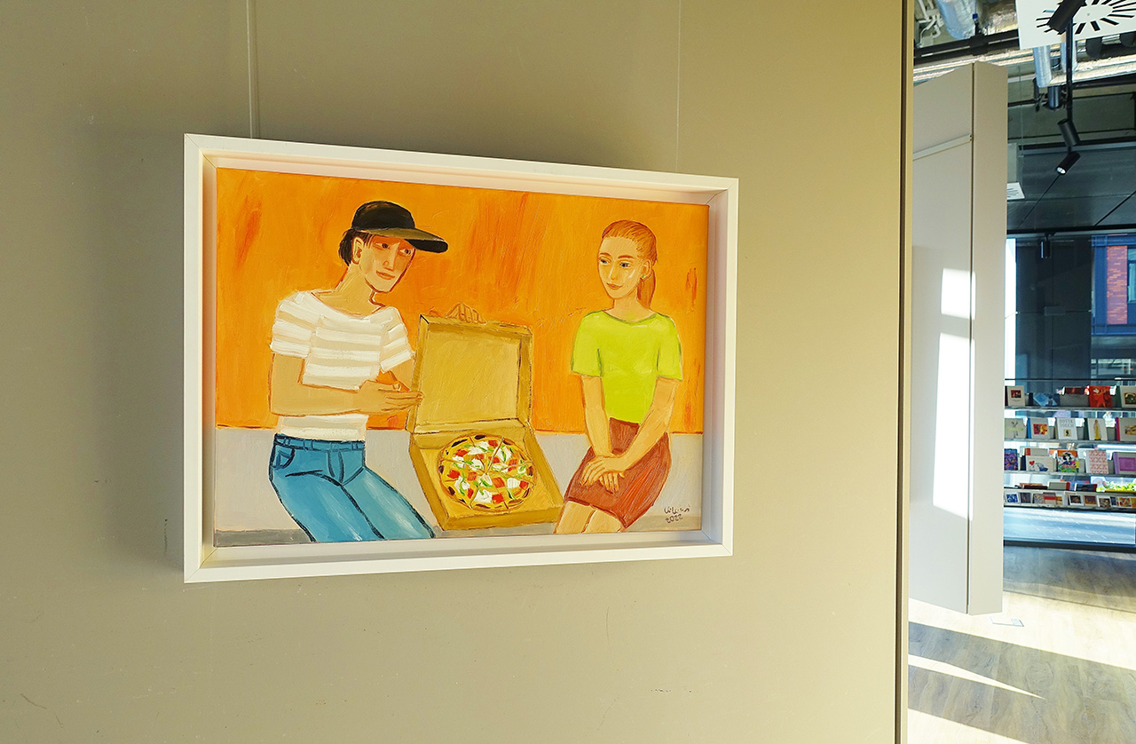 Krzysztof Kokoryn - Couple with pizza