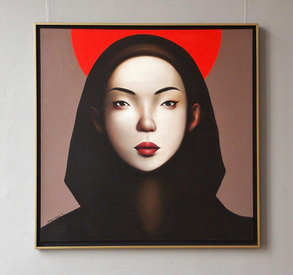 Katarzyna Kubiak - Japanese girl with a red halo
